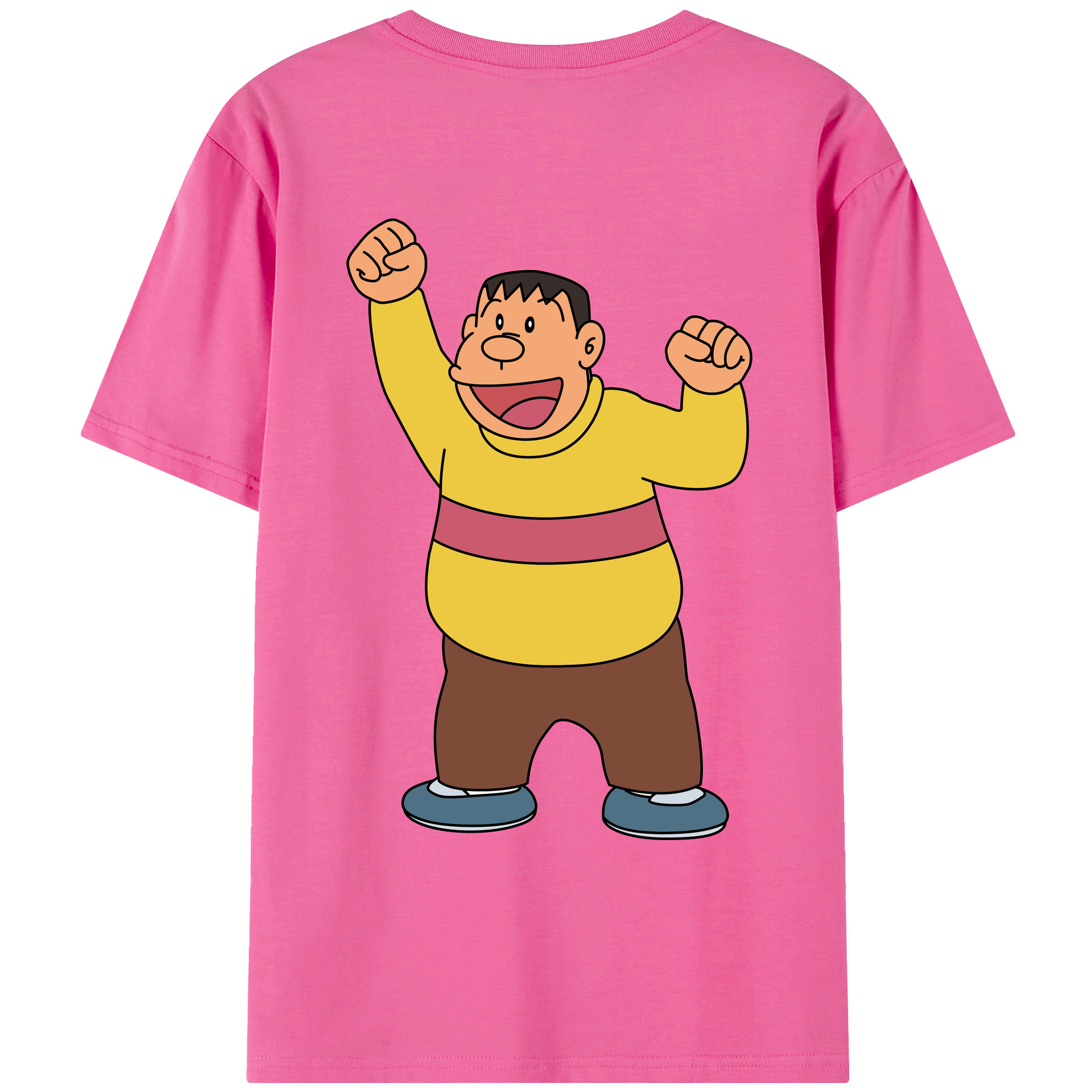（画像用） ドラえもん 剛田武 Doraemon Gouta Takeshi レディース半袖Tシャツ(バックプリント)